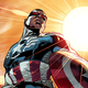 Illustration for article titled How am I going to be an optimist about this: Sam Wilson as Captain America.
